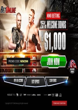 Betonline MMA Screenshot