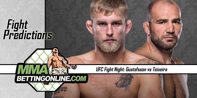 UFC Fight Nigh 109 Gustasson vs Teixeira