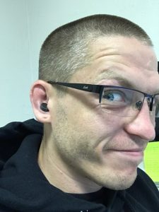 Magnet application to drained cauliflower ear