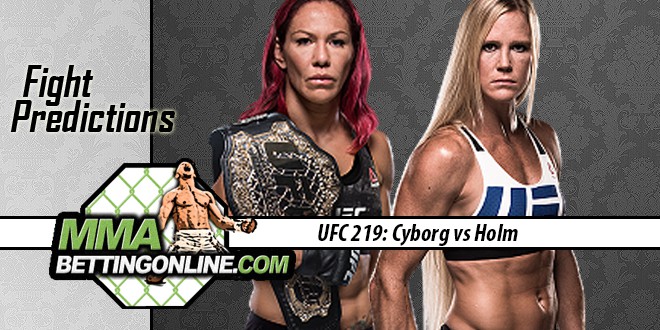 UFC 219 Holms vs Cyborg